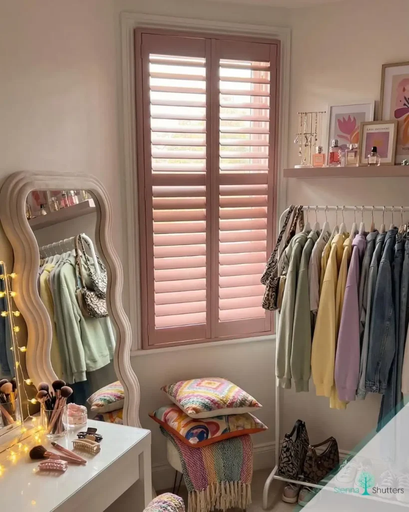 35. Use Exposed Shelving as a Wardrobe Alternative