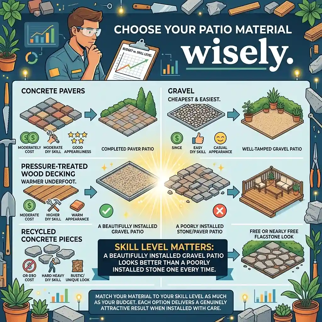 4. Choose Your Patio Material Wisely
