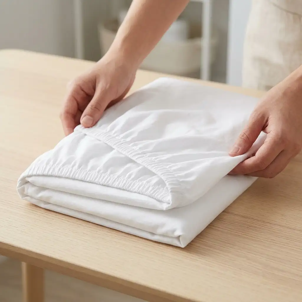 4. Fold Sheets Using the Burrito or Bundle Method