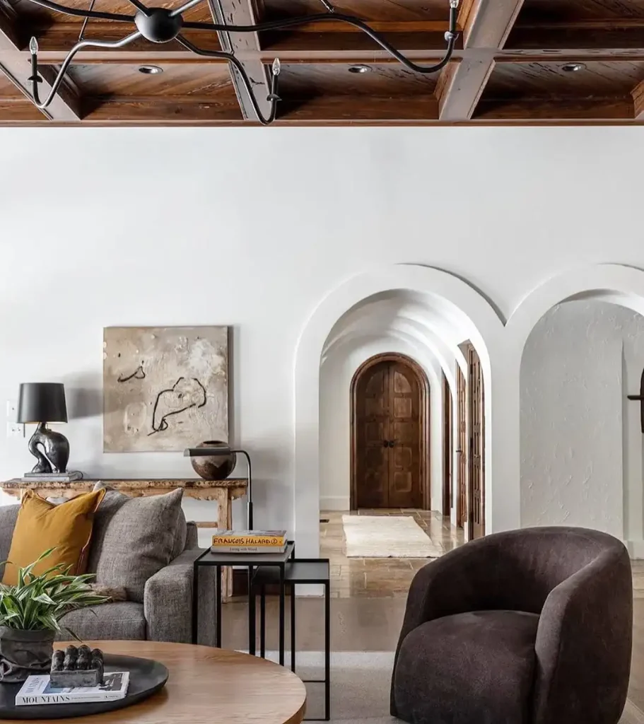 5. Create a Faux Coffered Ceiling With MDF Trim