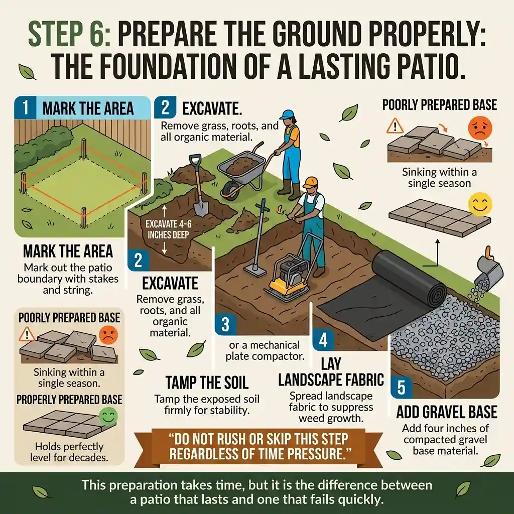 6. Prepare the Ground Properly