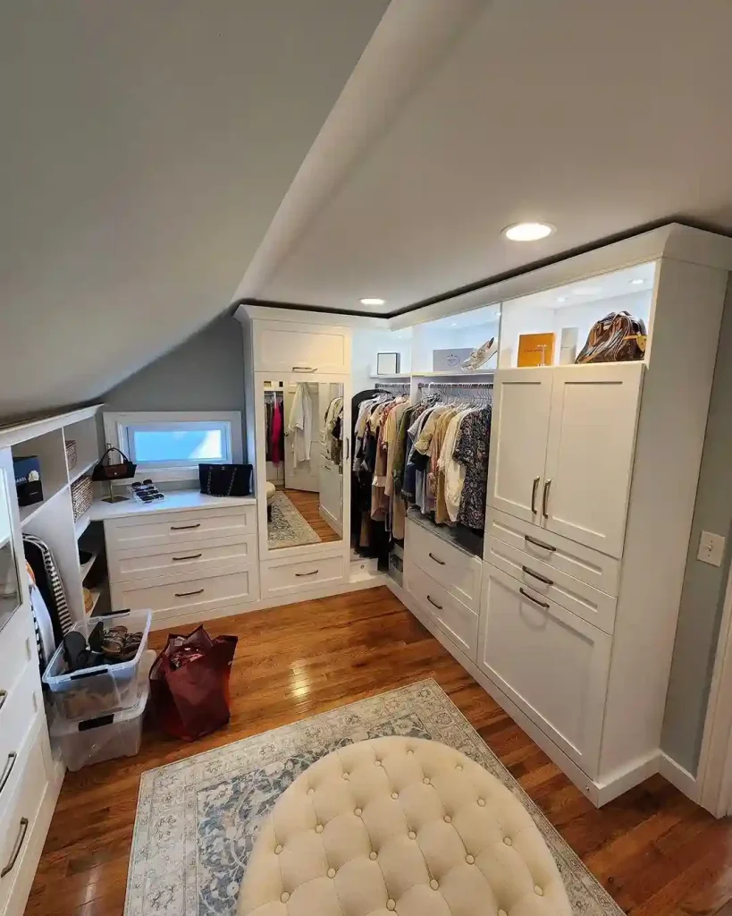 7. Hang Pendant Lights at Different Heights Along the Slope