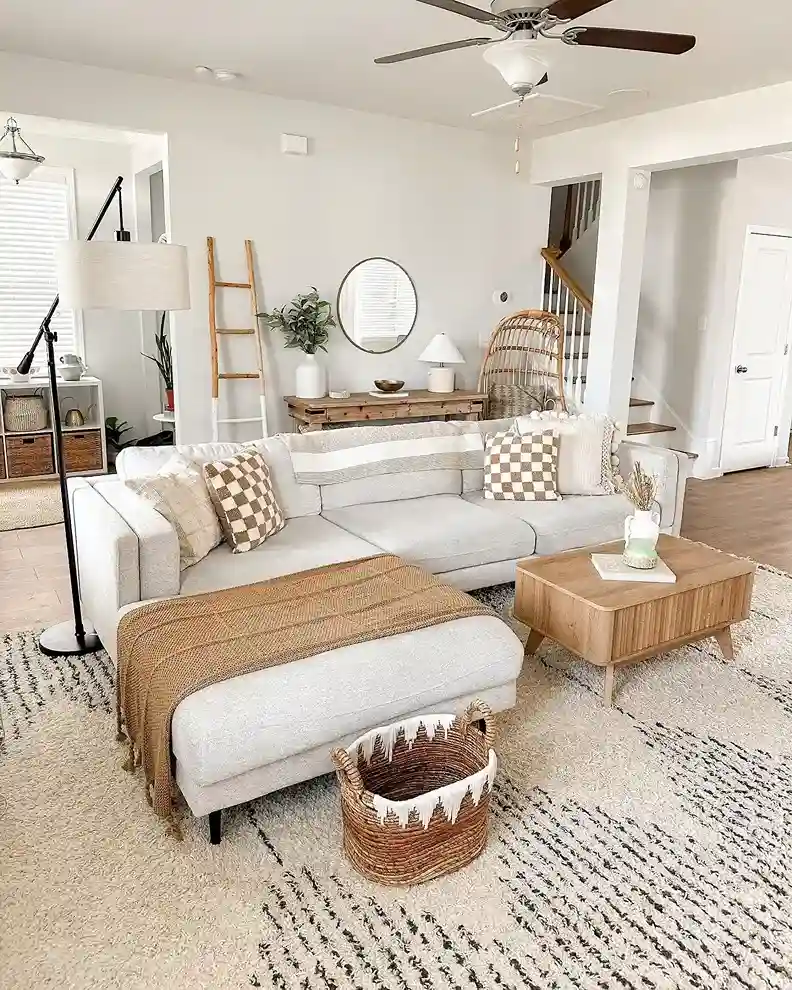8. Style a Rustic Farmhouse Coffee Table