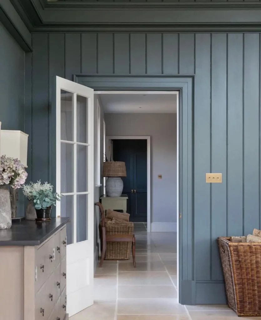 8. Tongue and Groove Paneling for a Polished Finish
