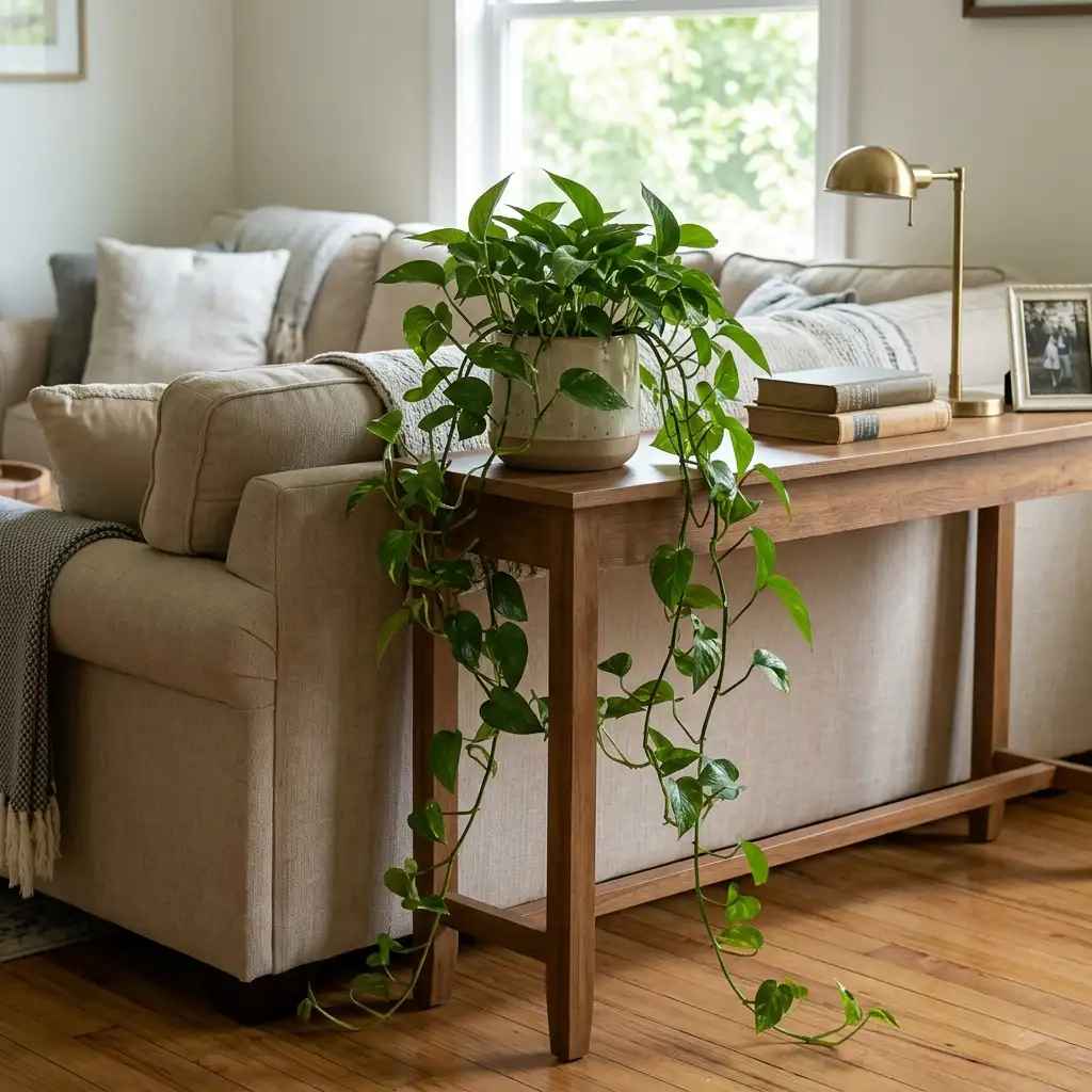 9. Add Greenery With Trailing Plants
