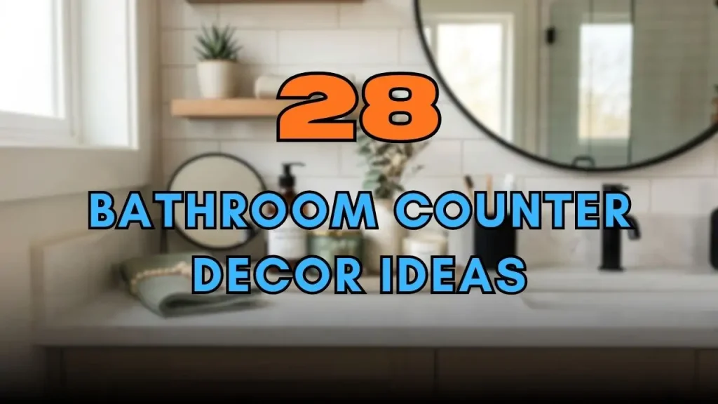 Bathroom Counter Decor