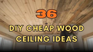 DIY Cheap Wood Ceiling