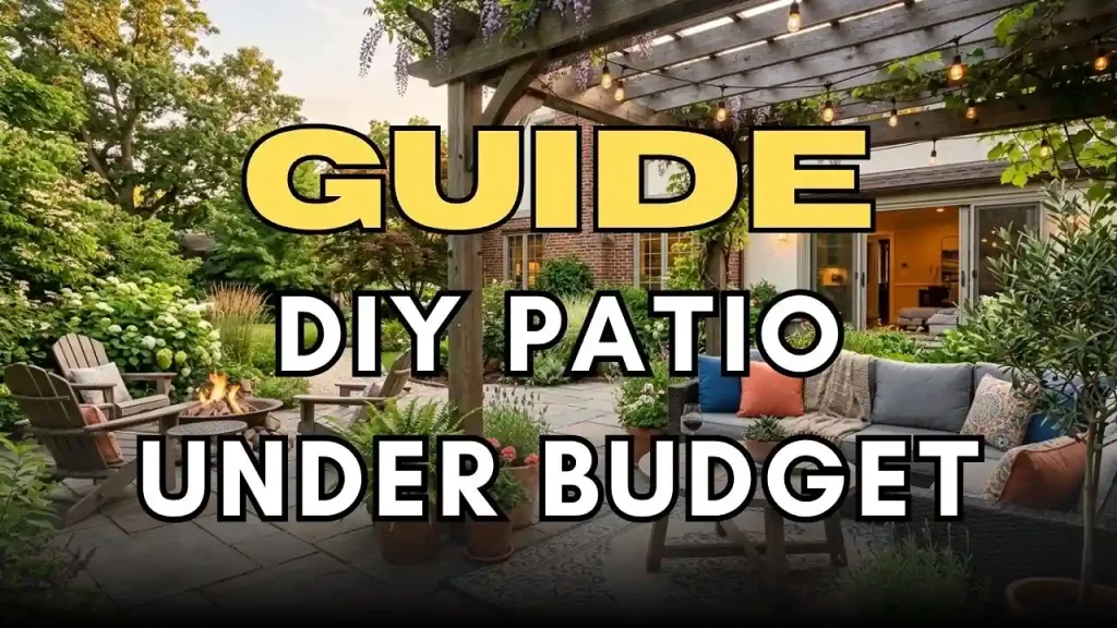 diy patio under budget