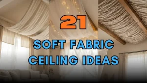soft fabric ceiling ideas