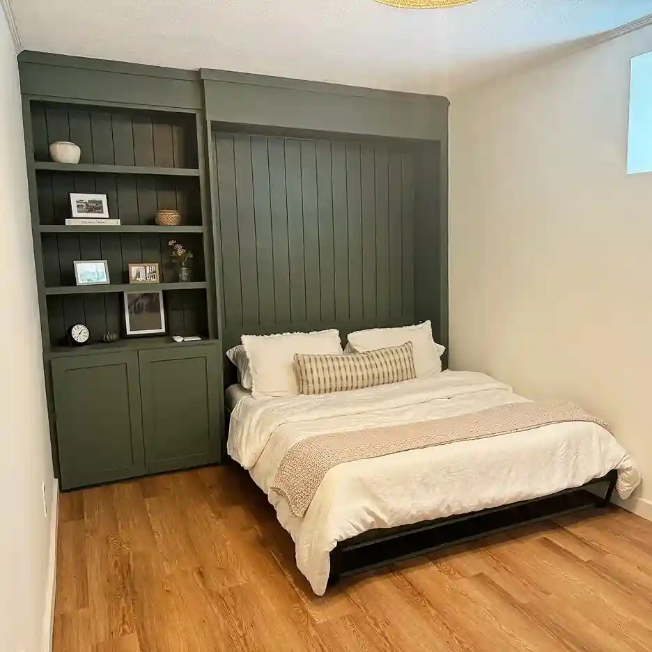 1. Classic Vertical Murphy Bed for Maximum Space Saving