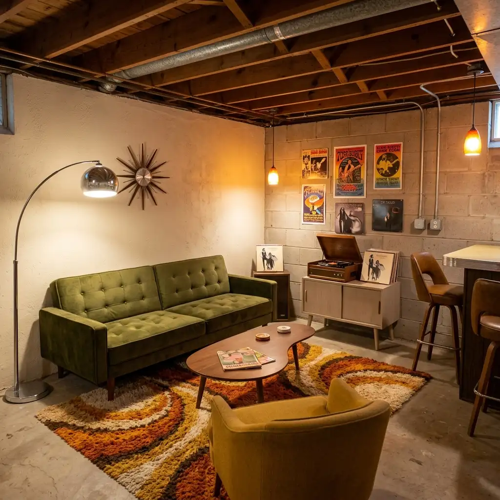 12. Design a Retro 70s or Mid Century Modern Space
