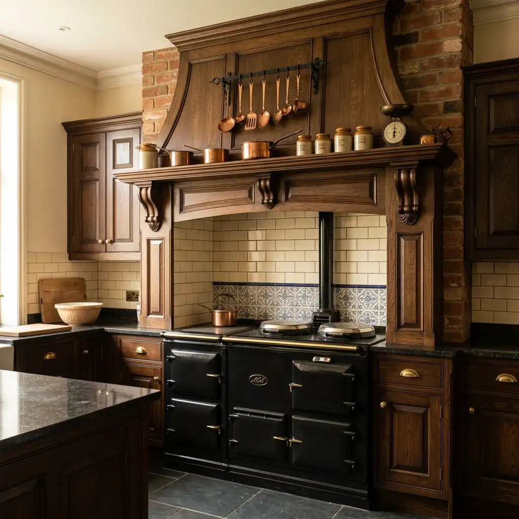 13. Install a Traditional Victorian Range Hood