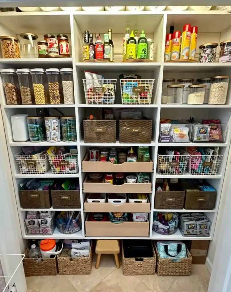 16. Add Risers and Shelf Expanders for Double the Space