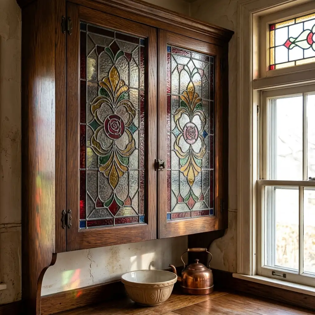 17. Incorporate Victorian Stained Glass Details
