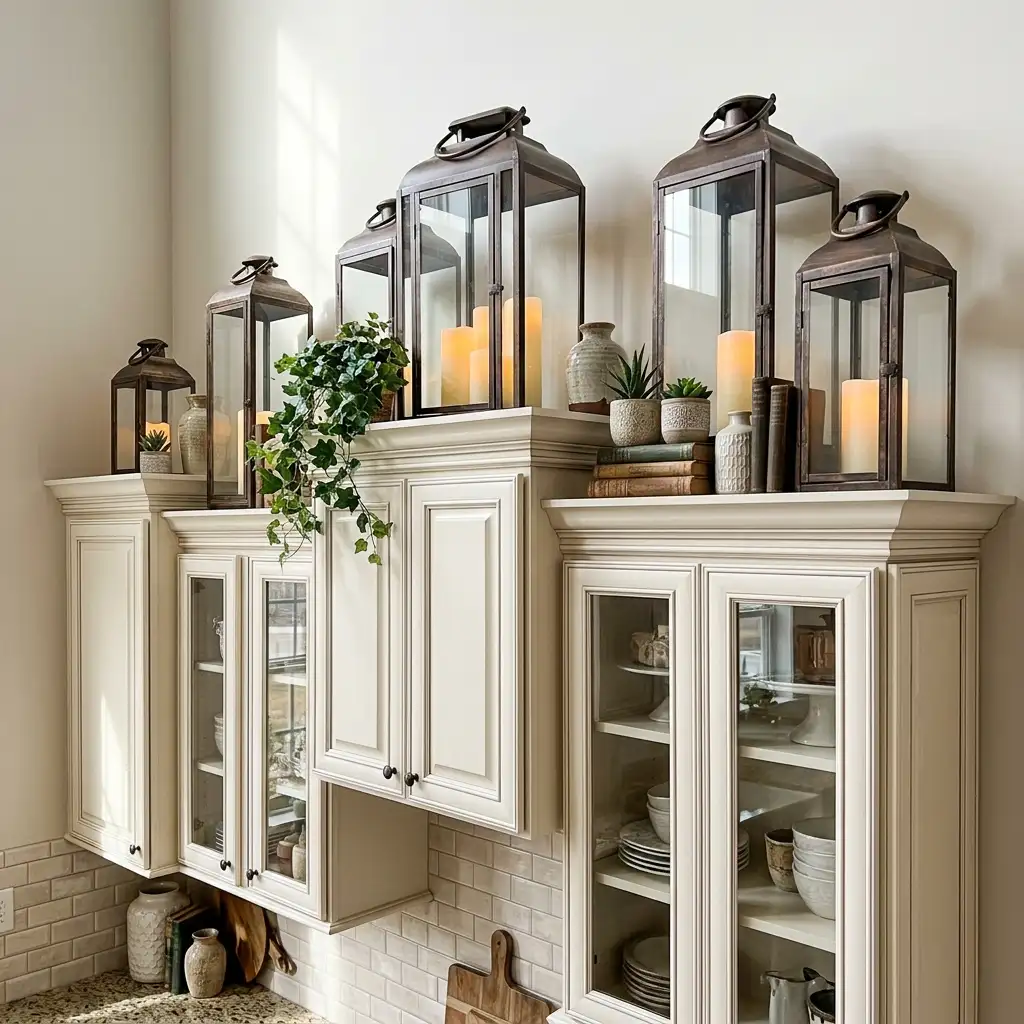 17. Use Oversized Lanterns for Dramatic Height