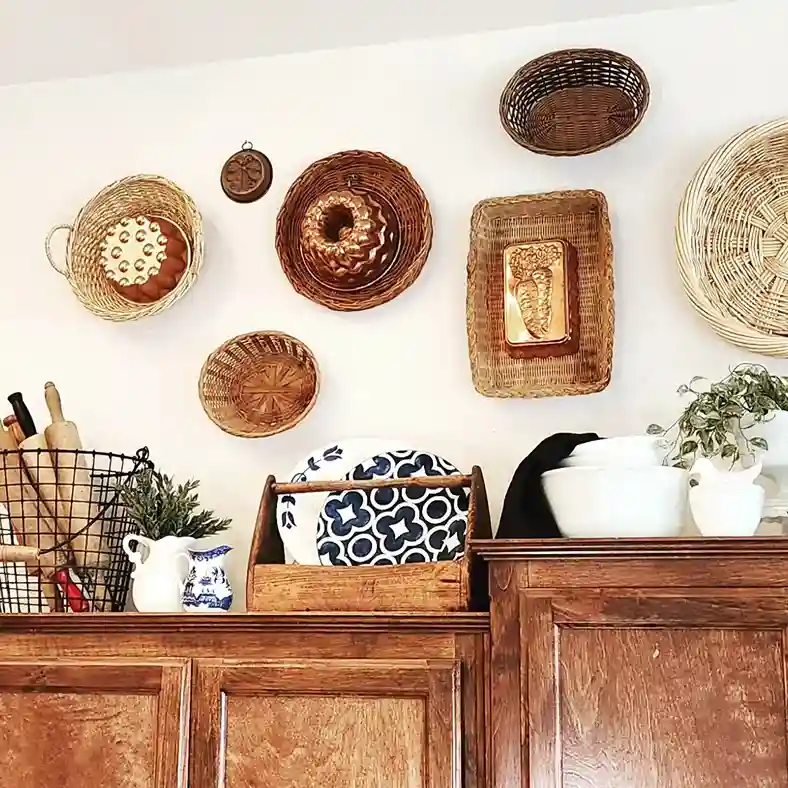 2. Create a Cohesive Display With Matching Baskets