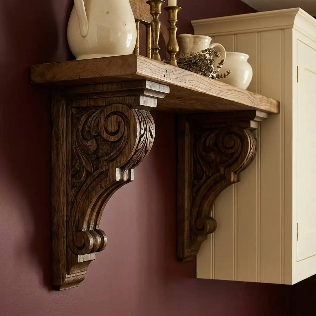 22. Add Decorative Brackets and Corbels Throughout