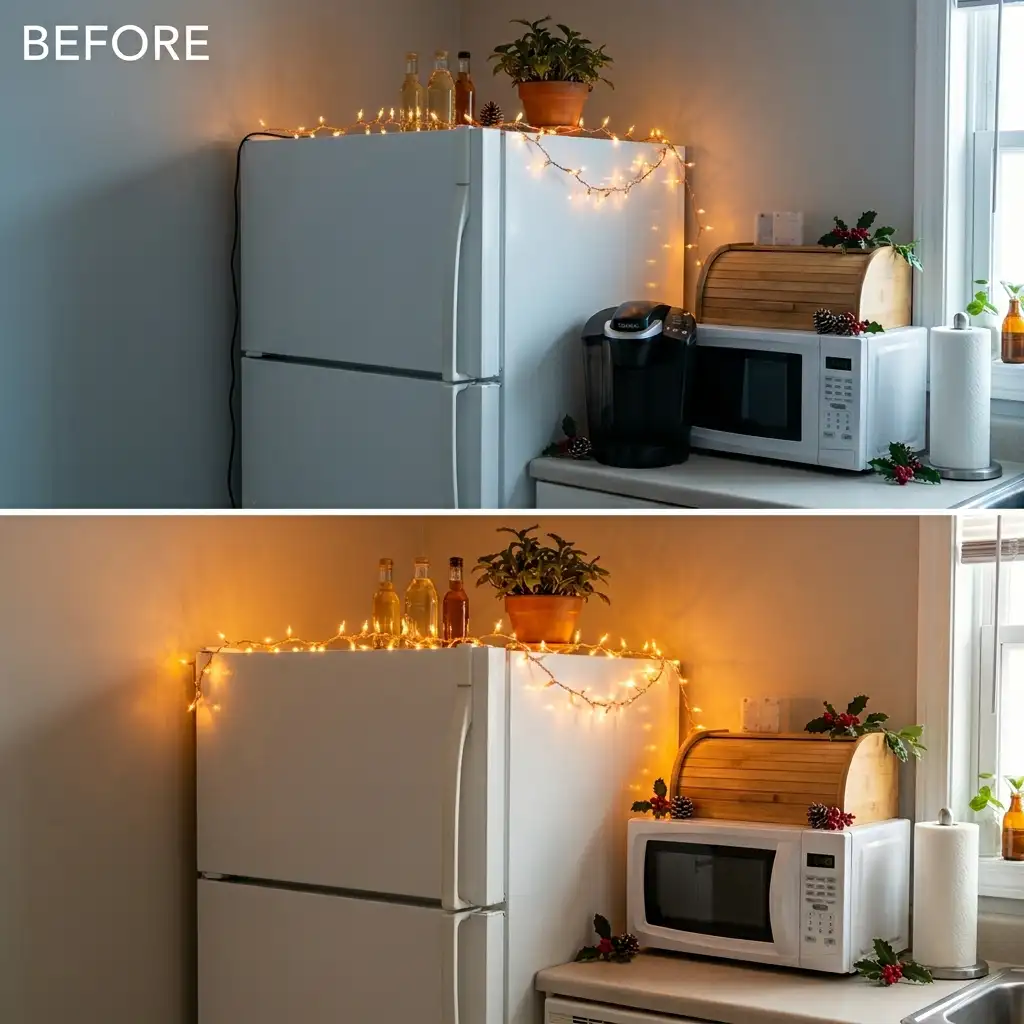 22. Add String Lights for a Cozy Glow