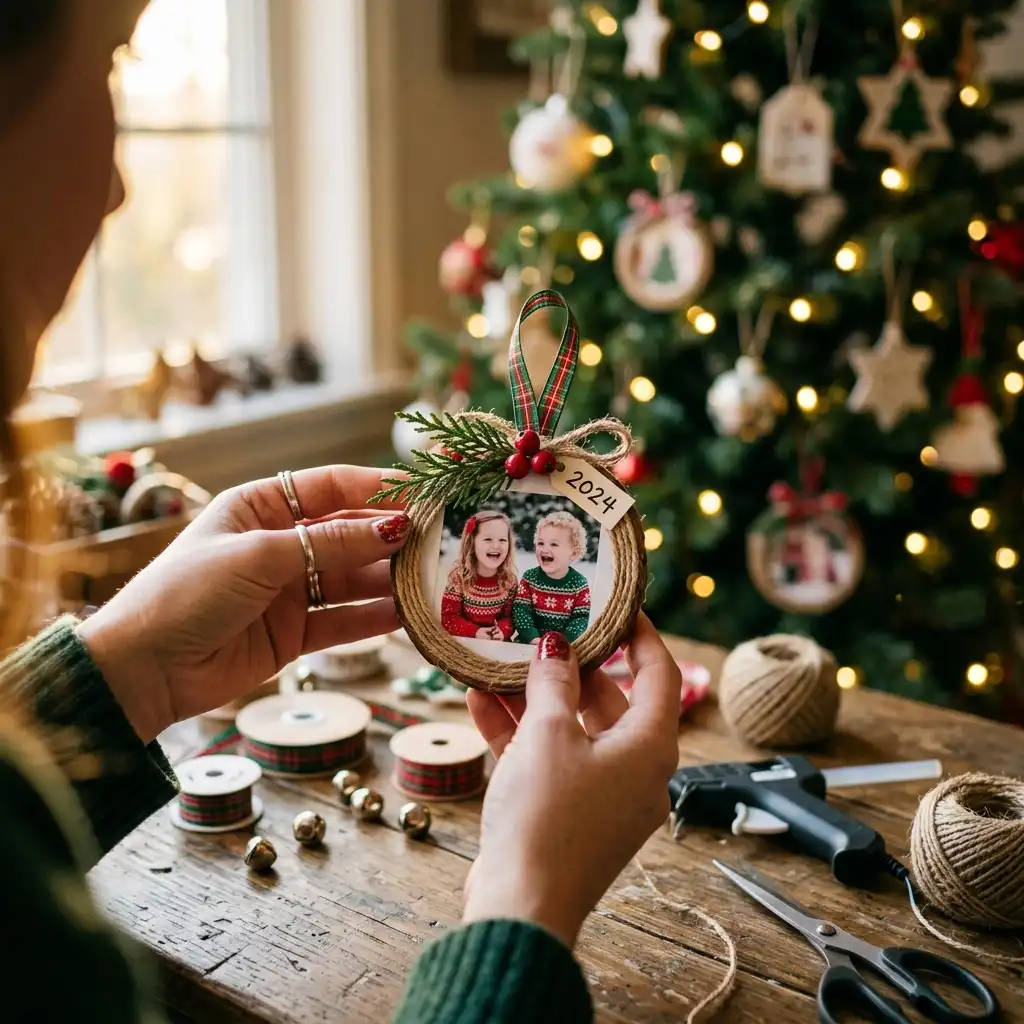 23. Personalized Photo Ornament