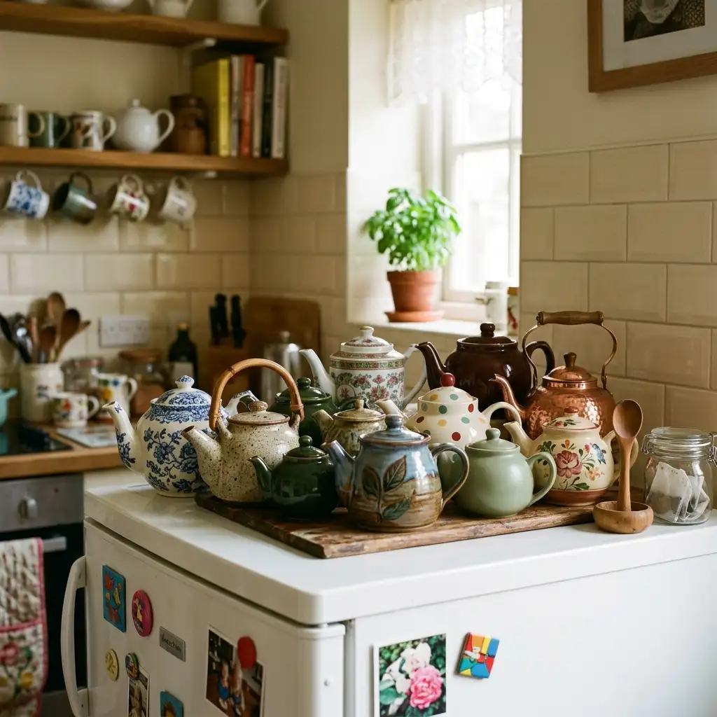 27. Display a Beautiful Teapot Collection
