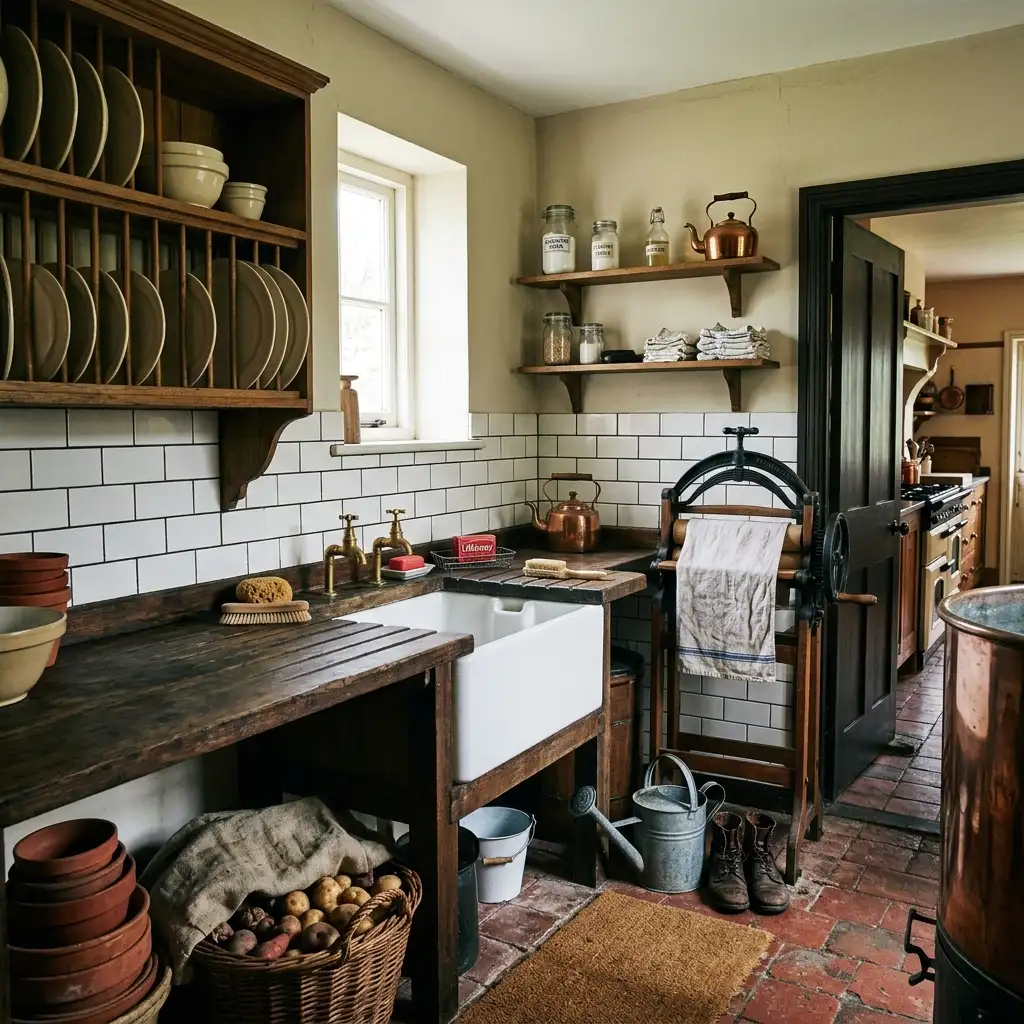 31. Add a Victorian Kitchen Scullery or Utility Area