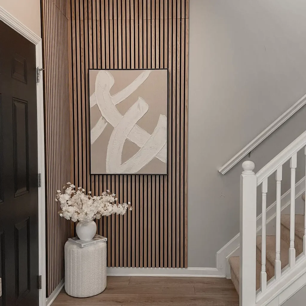 4. Use Wallpaper to Create a Dramatic Entryway Statement