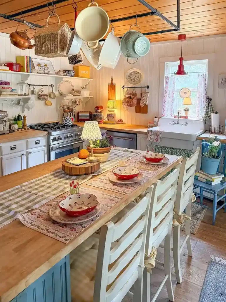 6. Add a Farmhouse Dining Table Nearby