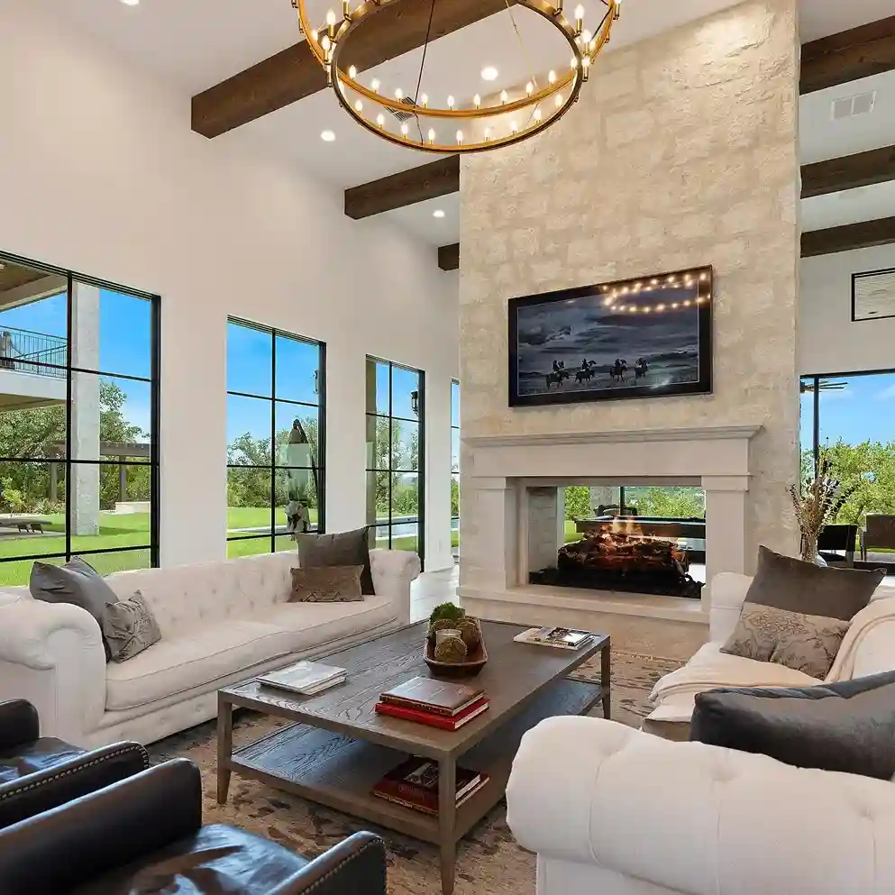 6. Two Sided See Through Fireplace
