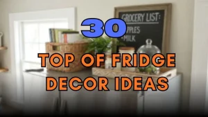 Top of Fridge Decor Ideas