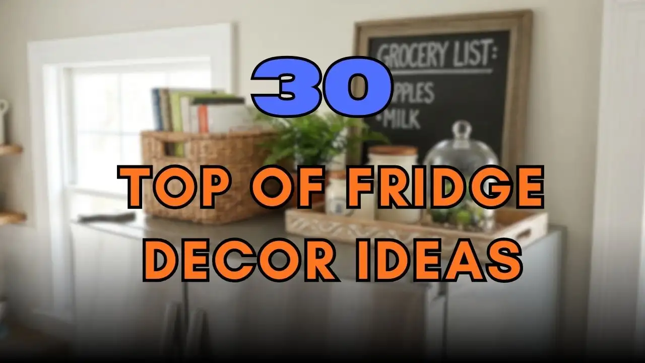 Top of Fridge Decor Ideas