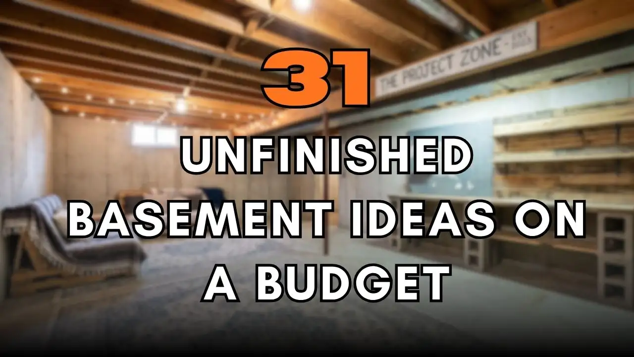Unfinished Basement Ideas on a Budget