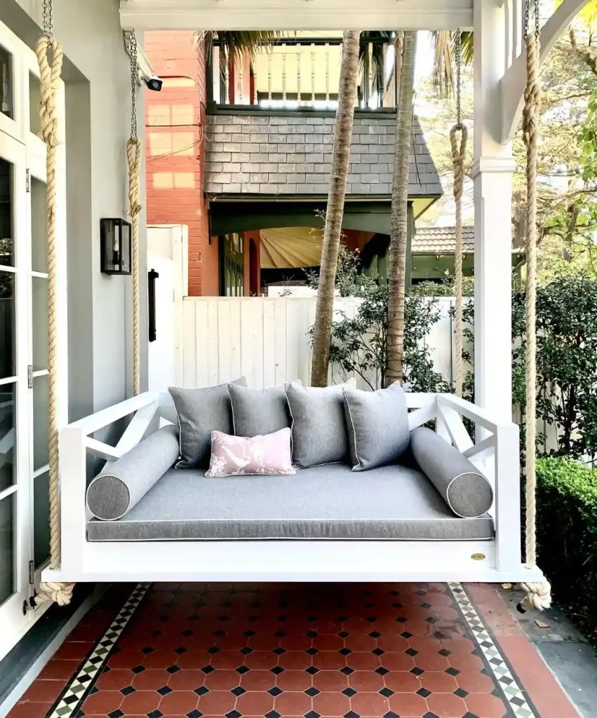 01 outdoor swing bed