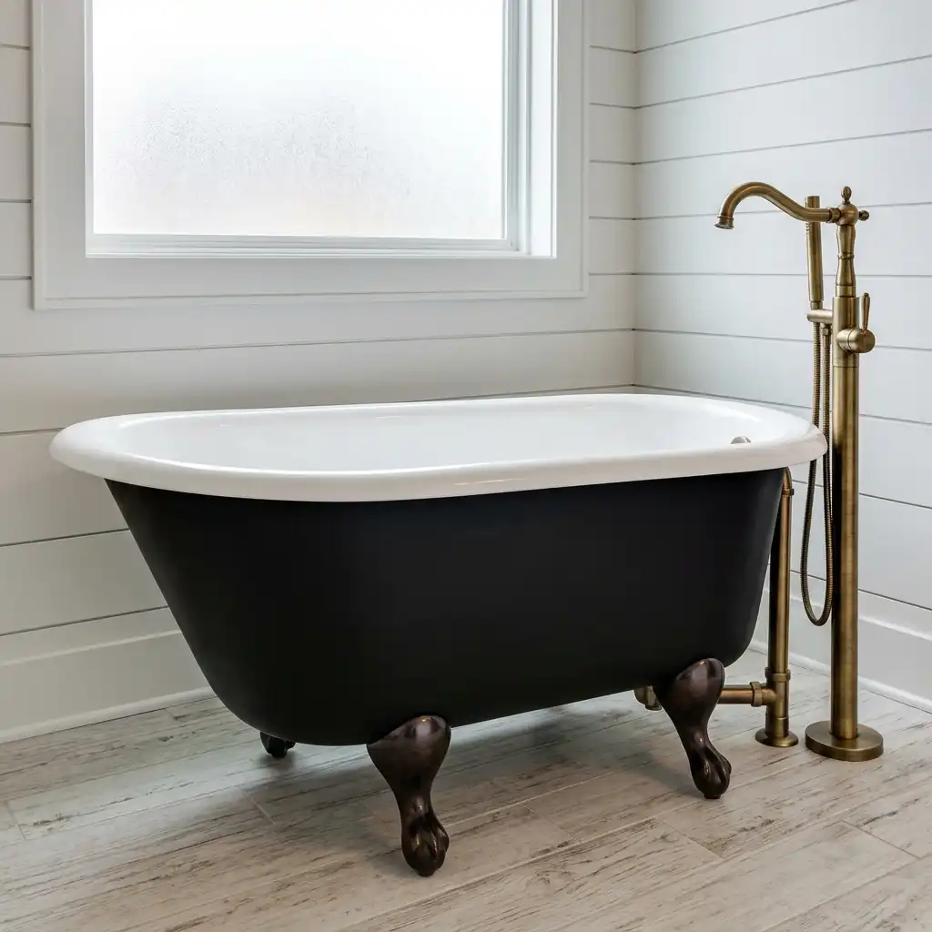 11. The Clawfoot Tub — Still the Farmhouse Icon