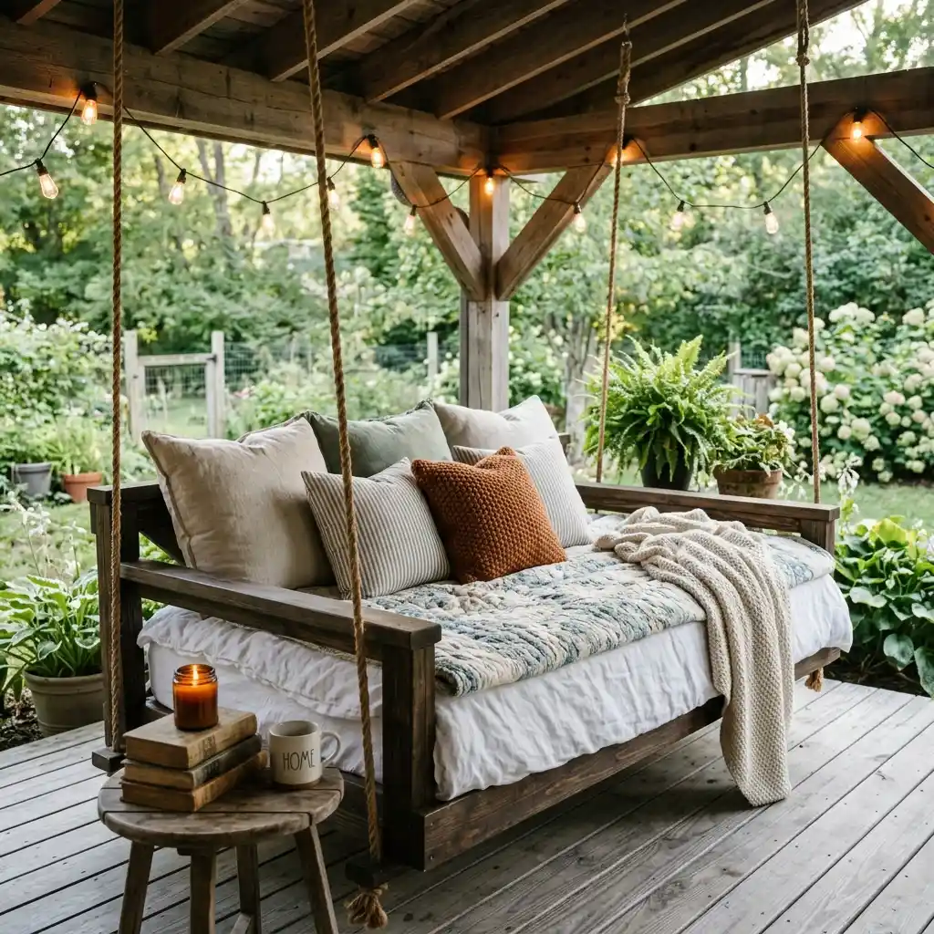 12. Back Porch Swing Bed