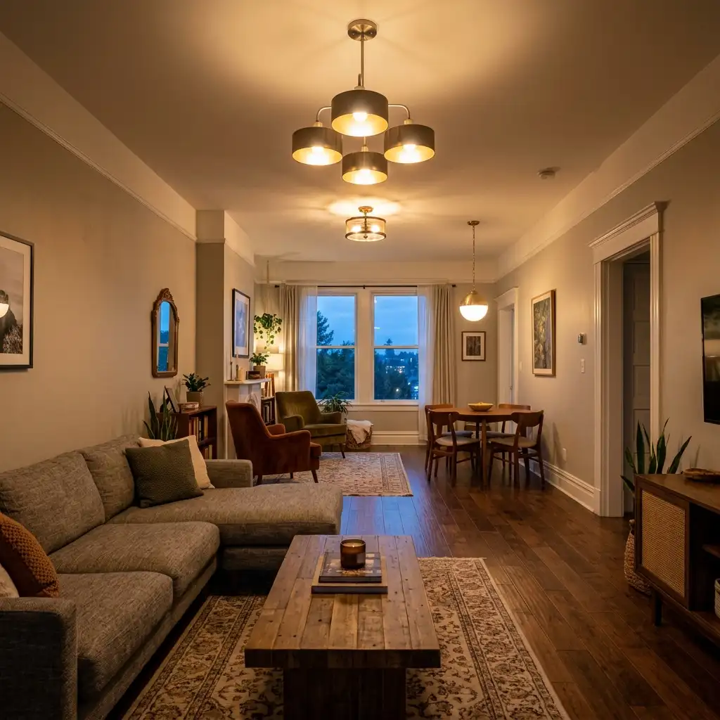 16 multiple ceiling light sources