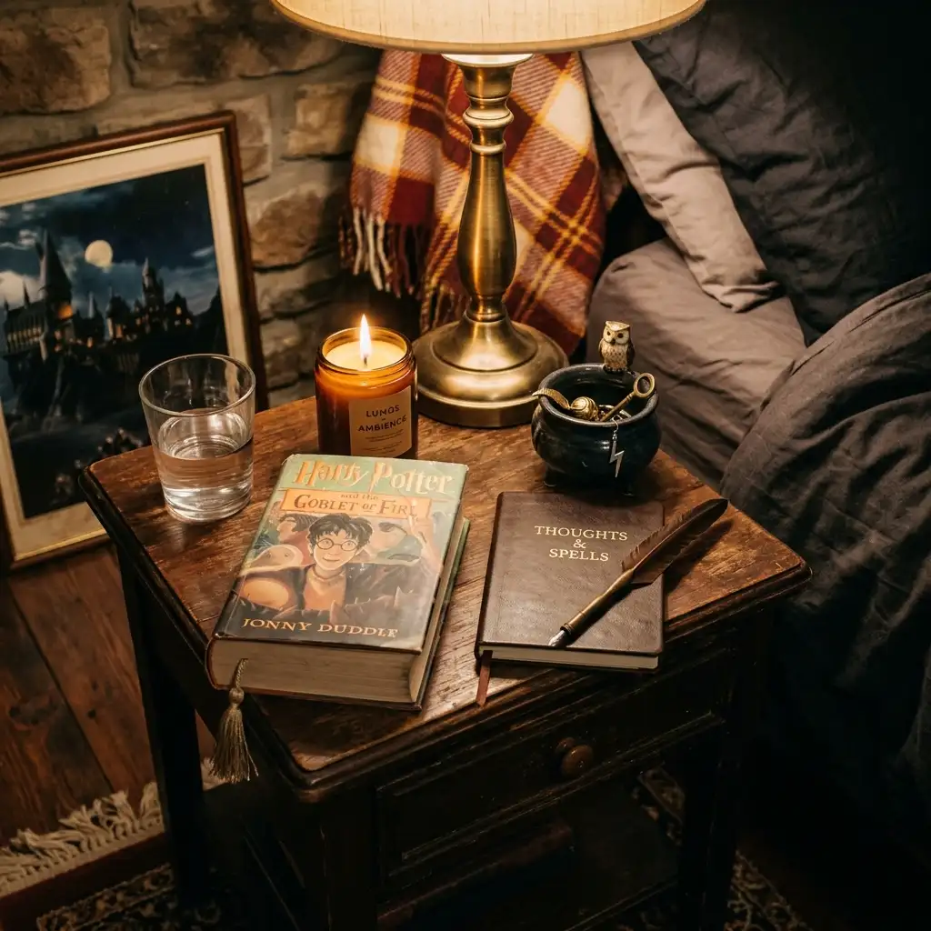 17 The nightstand or bedside table