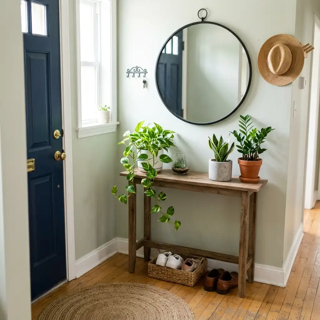 18 Plants in a Small Entryway