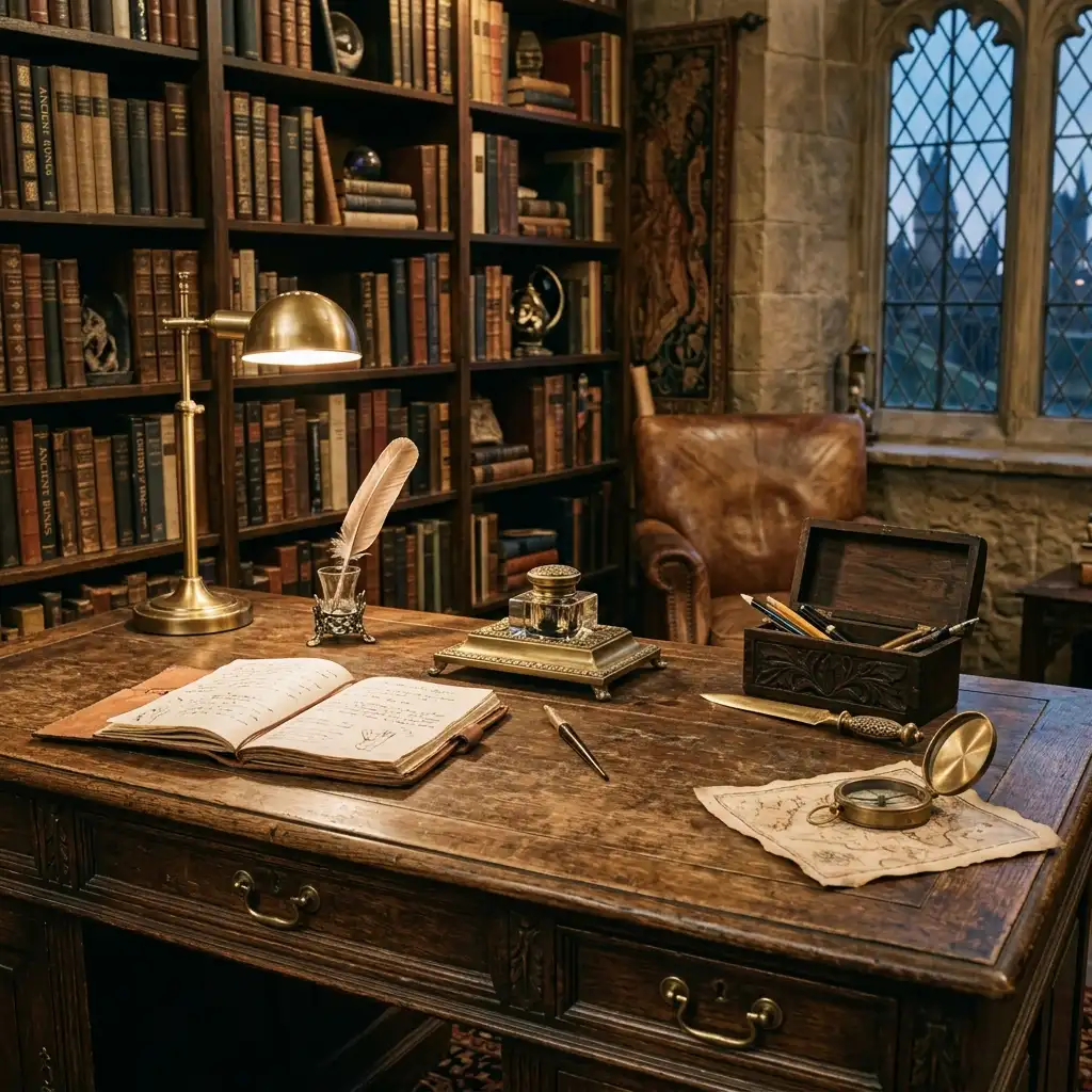 18 The desk