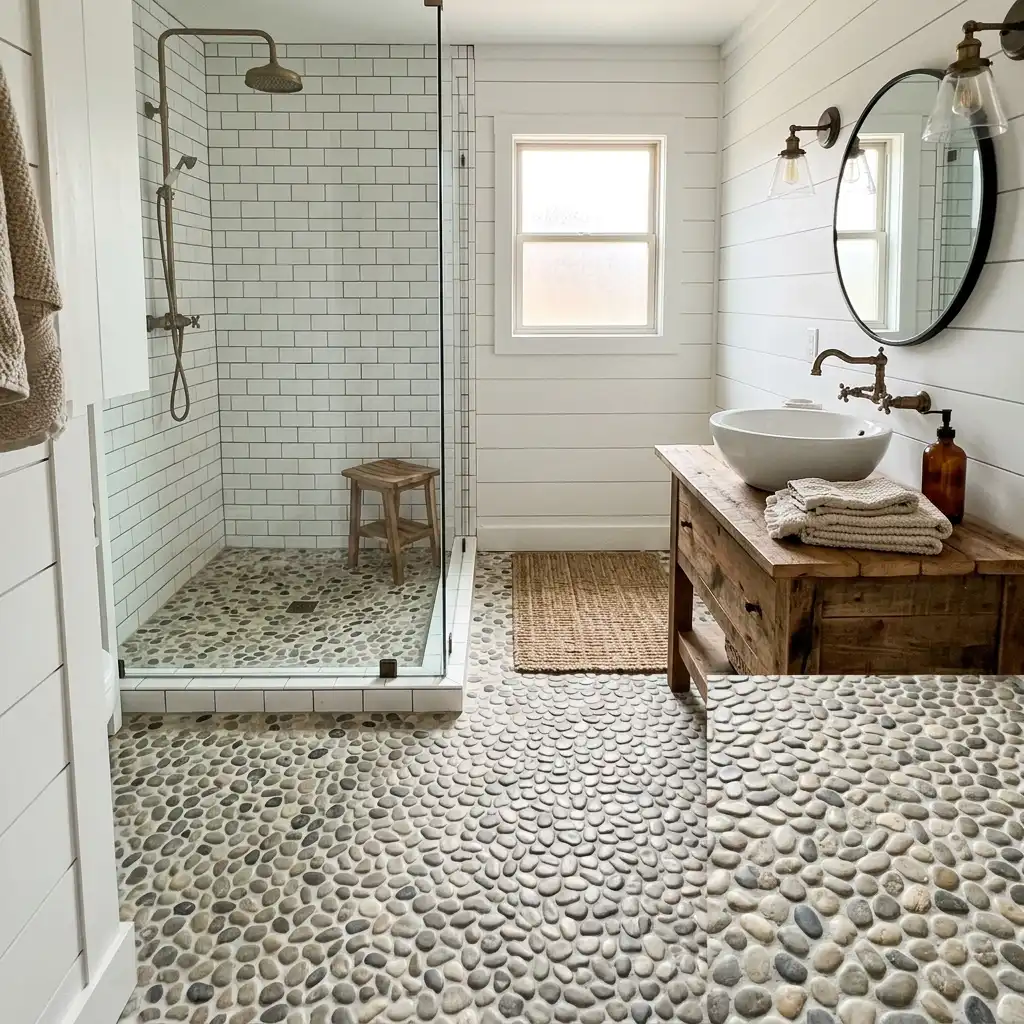 18. Pebble Floor Tile