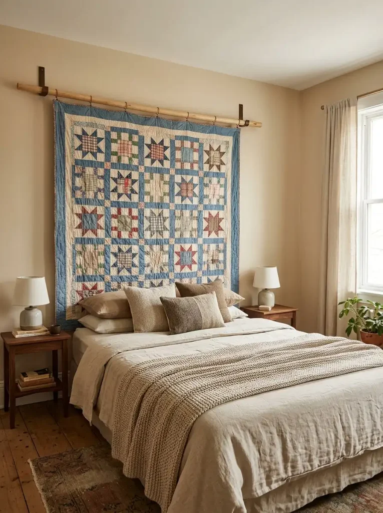 20 Hanging fabric as a textile wall