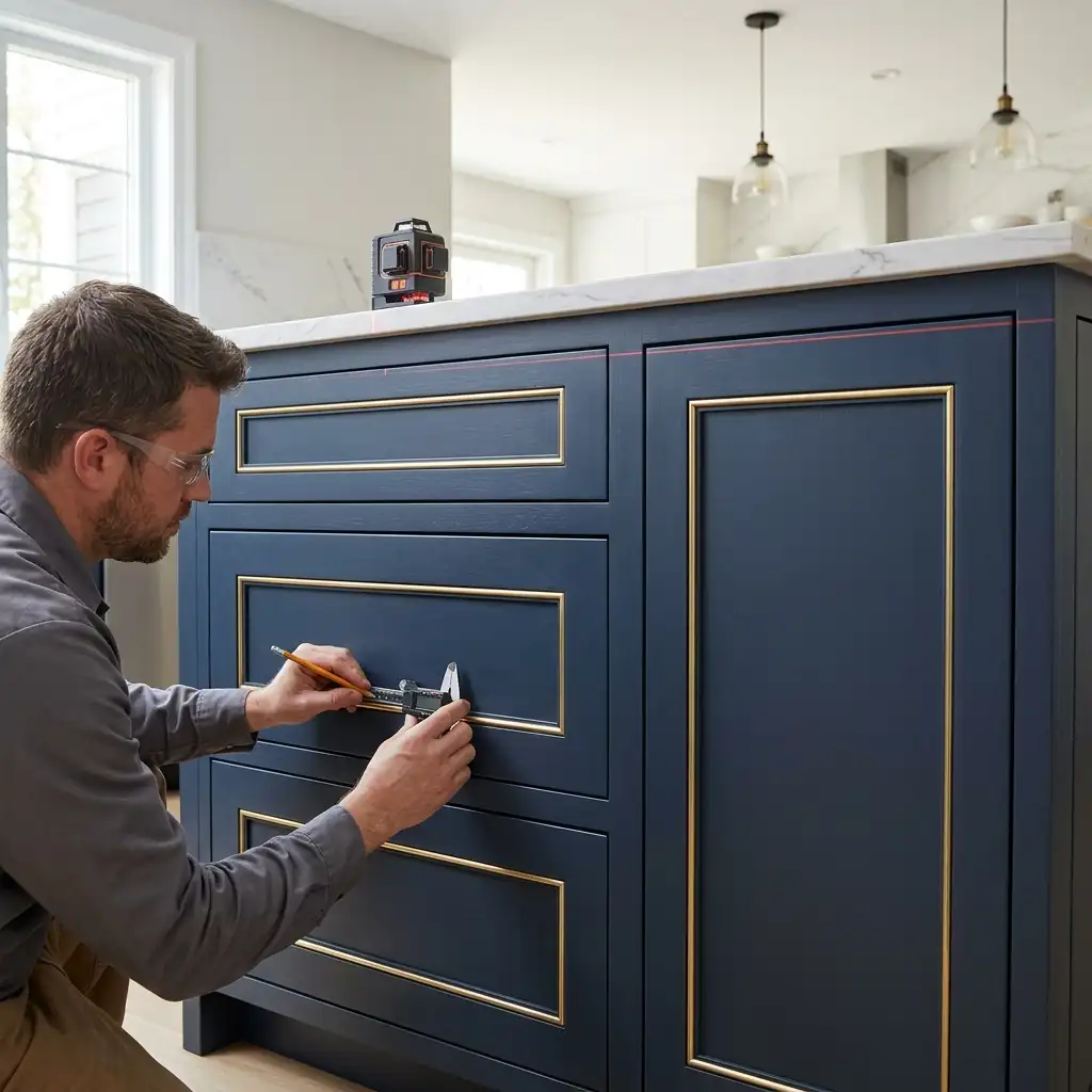 23. Integrated Drawer Face Trim Alignment