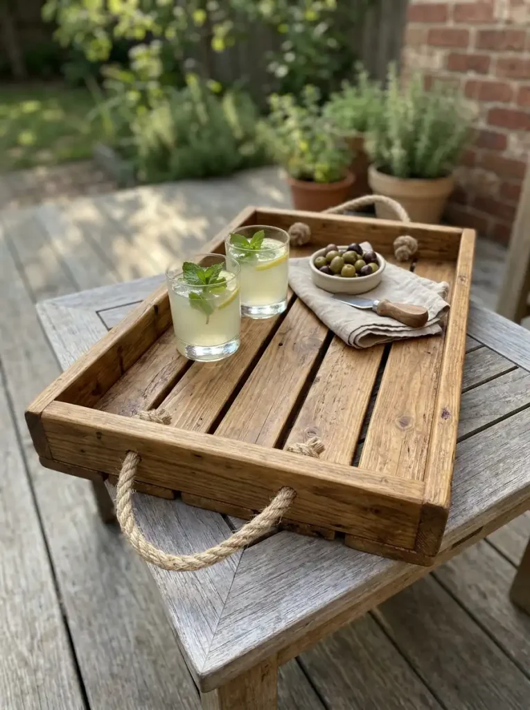 23. Outdoor Serving Tray