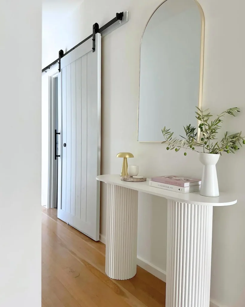 3. Marble Top Console Table for Elegant Glamour