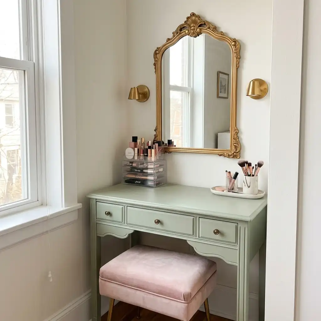 4. The Repurposed Antique Writing Desk
