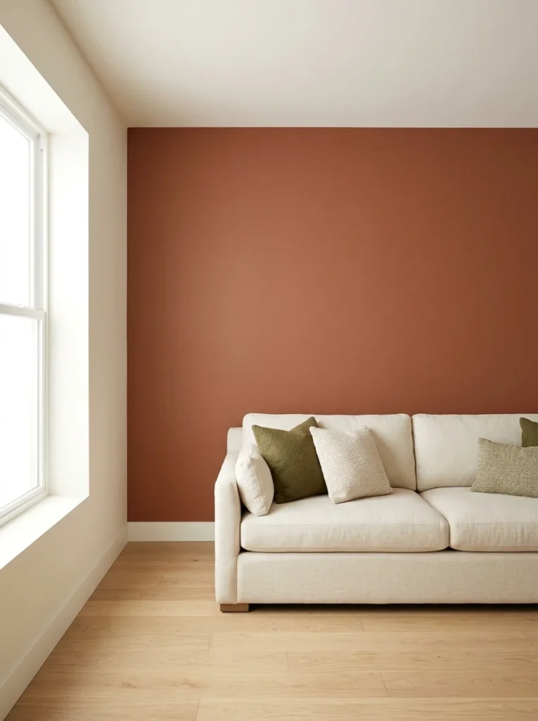 5. Terracotta Behr Burnished Clay or similar