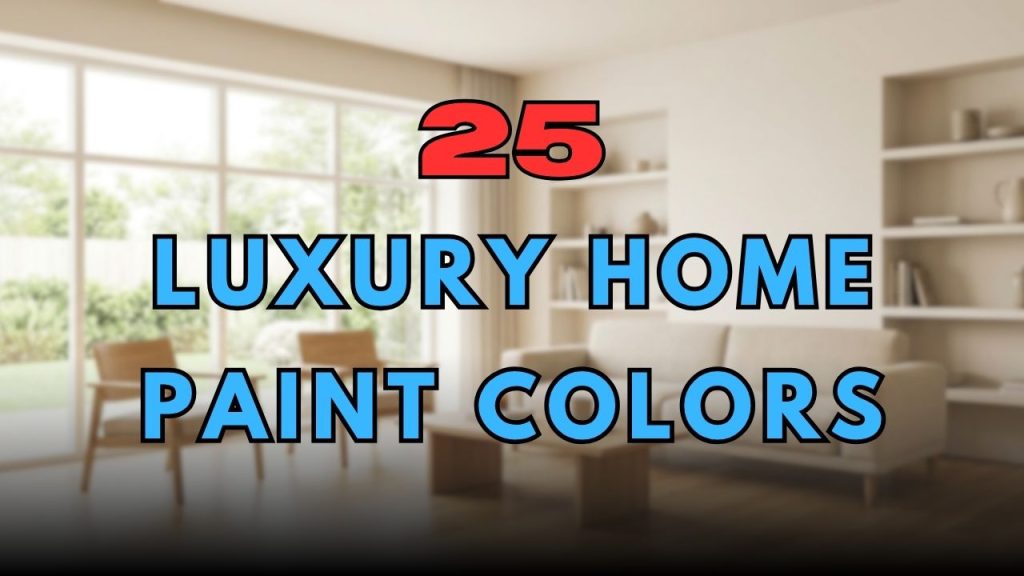 Luxury Home Paint Colors
