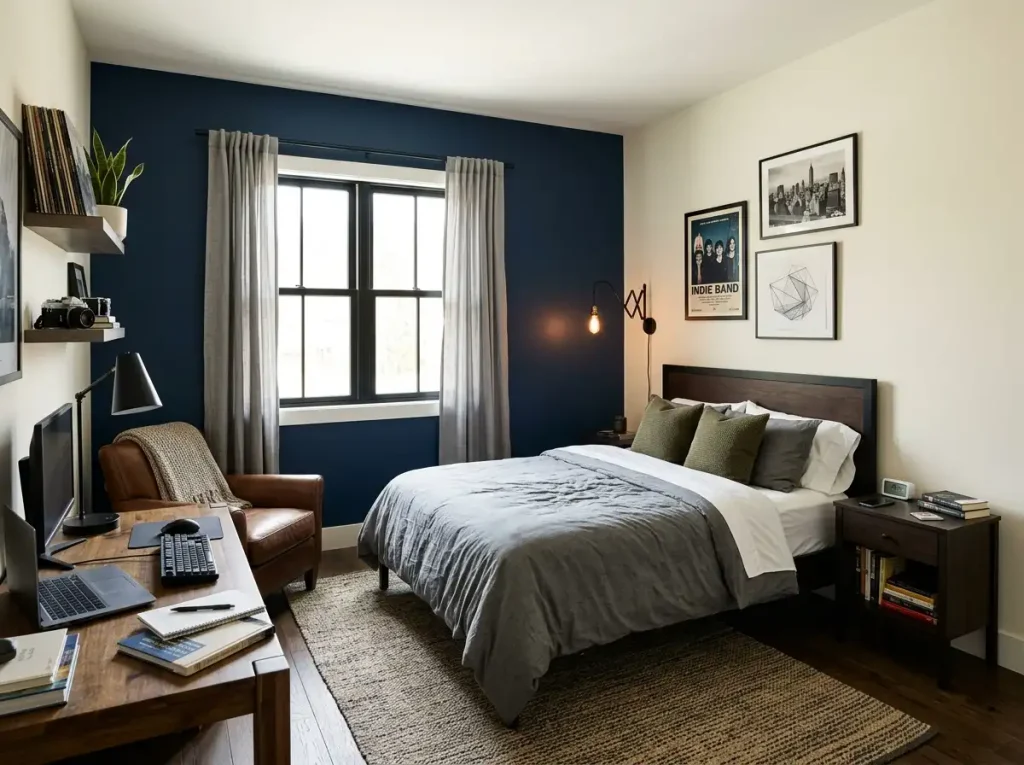2 Dark or Deeply Saturated Wall Color