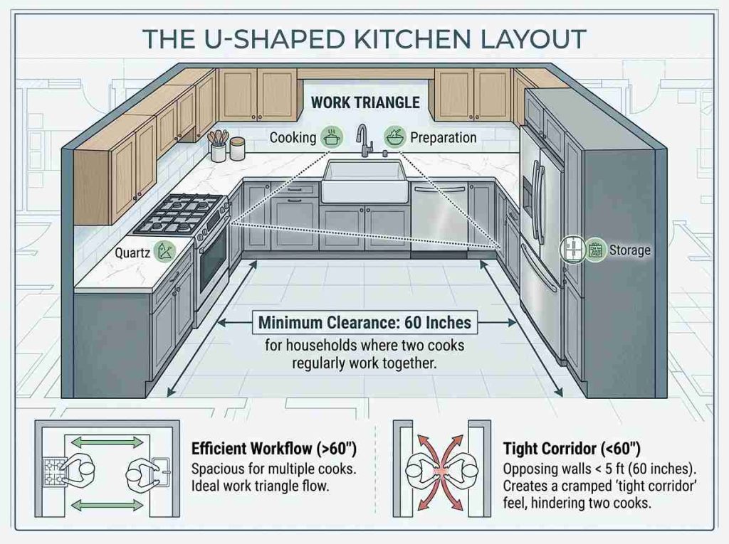 8 The U Shaped Kitchen Layout