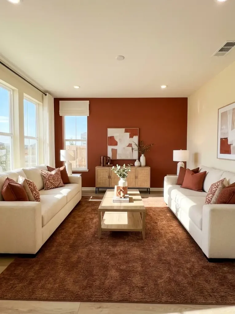 9 Russet and terracotta brown