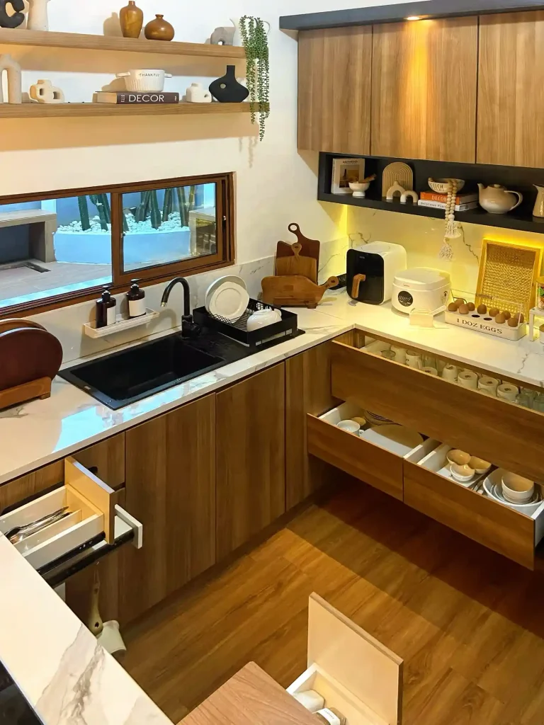 10. Install Pull Out Cabinet Drawers